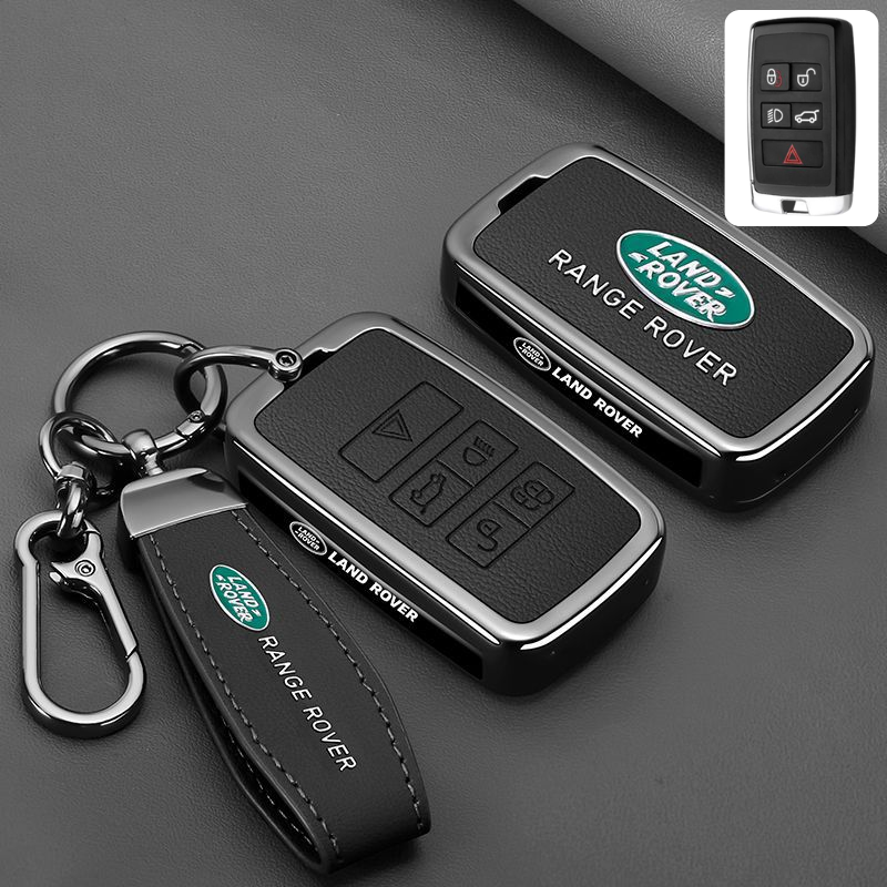 Load image into Gallery viewer, Land Rover Premium Leather Protection Car Key Fob Case Cover For Range Rover Evoque, Velar, Discovery 4/5, Sport, Defender - i-Station Mobile Phone &amp; Electronic Device Repair and Accessories
