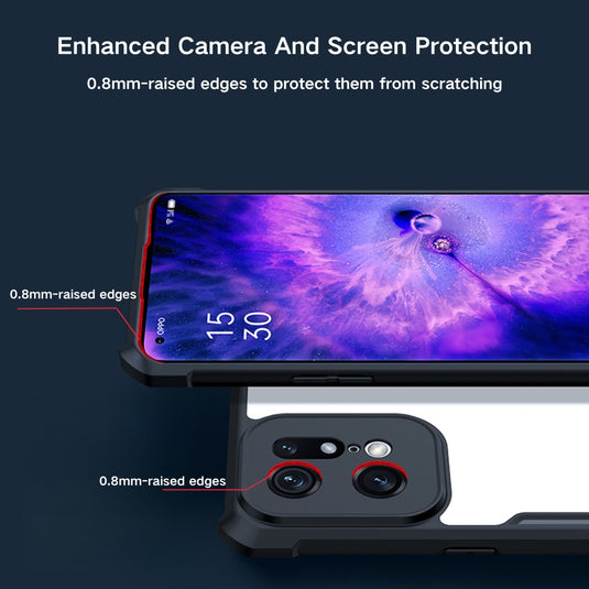 OPPO Find X5/Pro - Silicone Material Airbag Shockproof Protective Case