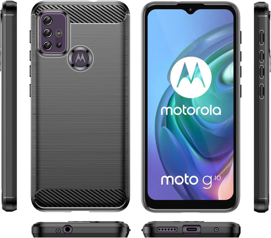 Motorola Moto G30/G20/G10/G10 Power 2021 - Shield Shockproof Rugged Heavy Duty Case With 2PC 9H Glass Screen Protector