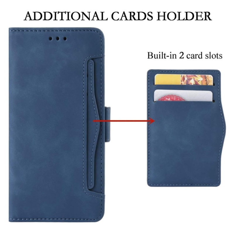 [With Card Slot] Motorola Moto G86/Power - Multi-functional Business Leather Shockproof Wallet Case - i-Station Mobile Phone & Electronic Device Repair and Accessories