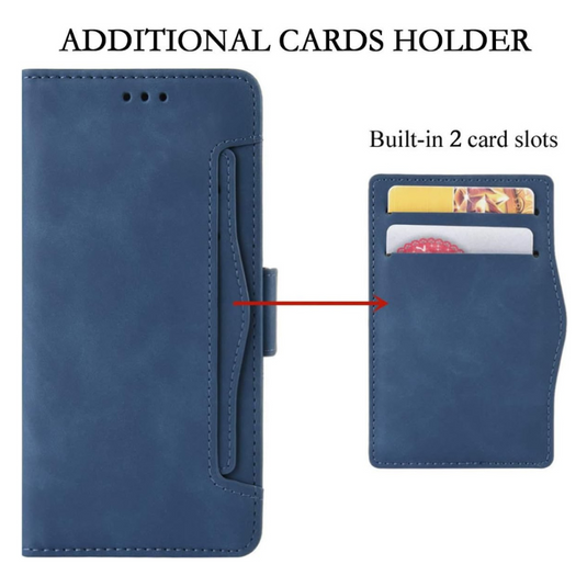 [With Card Slot] Motorola Moto G86/Power - Multi-functional Business Leather Shockproof Wallet Case