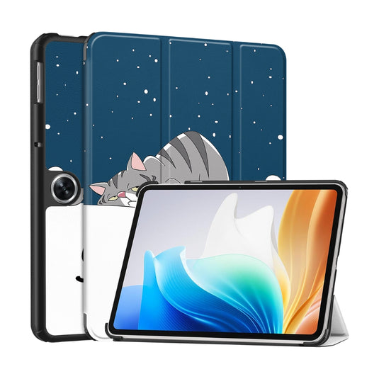 [With Pen Slot] OPPO Pad Neo (OPD2302, OPD2303) - Smart Sleep Stylish Shockproof Stand Protective Case