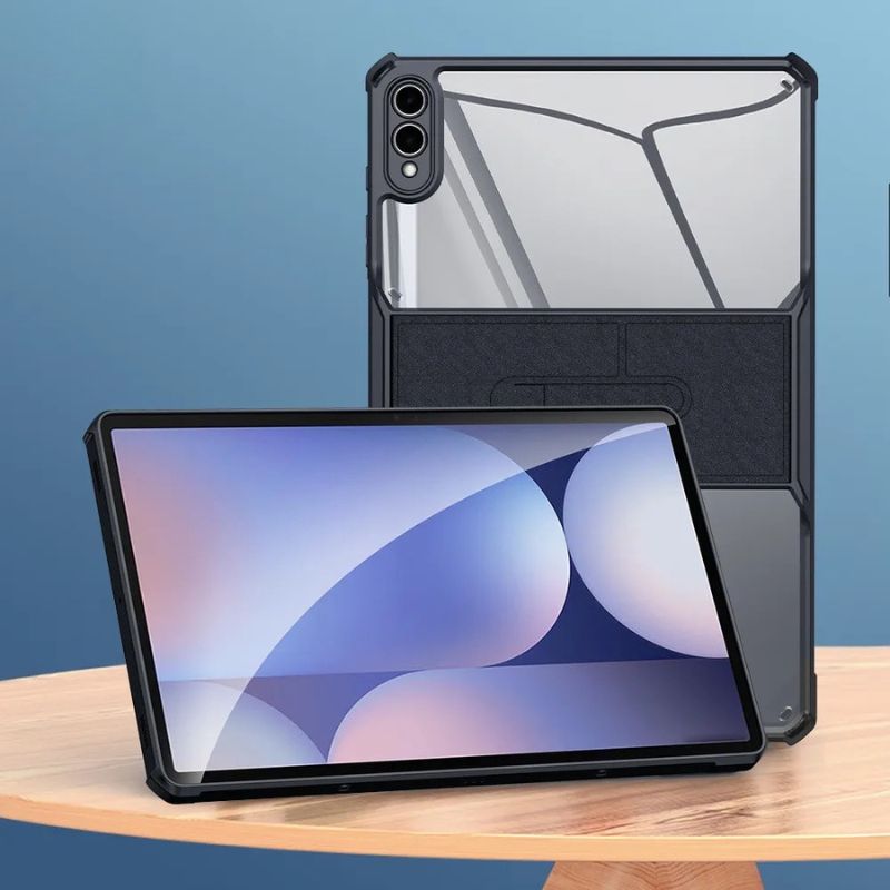 Load image into Gallery viewer, [Built-in Stand] Samsung Galaxy Tab S10 Plus (X820) 12.4&quot; - XUNDD Shockproof Soft TPU Edge Cushion Slim Transparent Case
