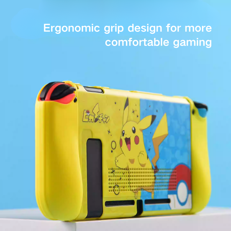 Load image into Gallery viewer, Nintendo Switch/OLED - Pikachu Gaming Hard Protective Storage Case &amp; Controller Grip

