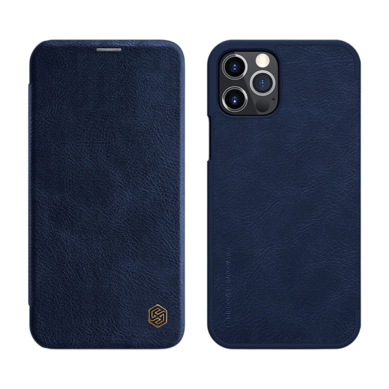 Load image into Gallery viewer, Apple iPhone 12/Pro/Mini - NILLKIN Qin Pro Series Sliding Camera Cover Design Leather Phone Case
