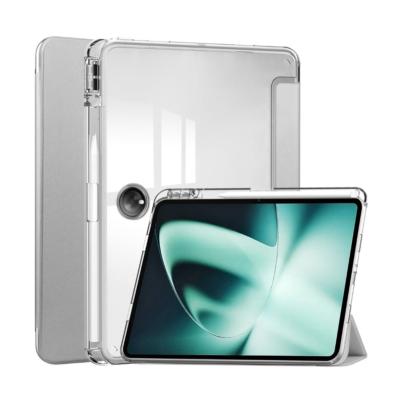 Load image into Gallery viewer, [With Pen Slot] OPPO Pad 2 (OPD2201, X22N2) - Full Covered Transparent Smart Sleep Protection Case
