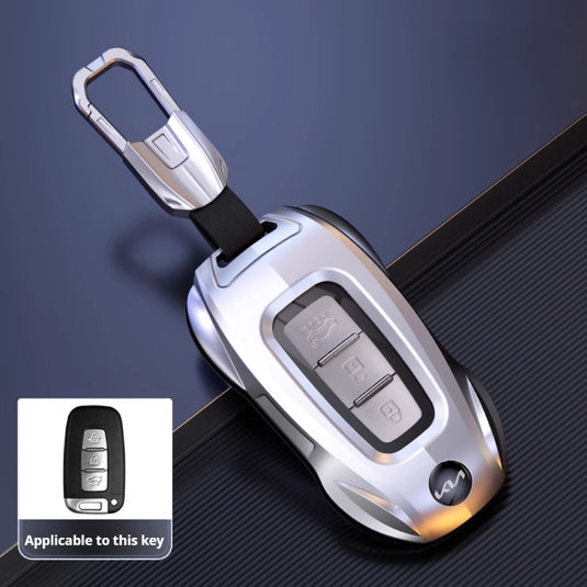 Kia Stylish Metal Car Key Protective Case For K2, K4, K5, Seltos, Sportage, Sonet, Cerato,EV5