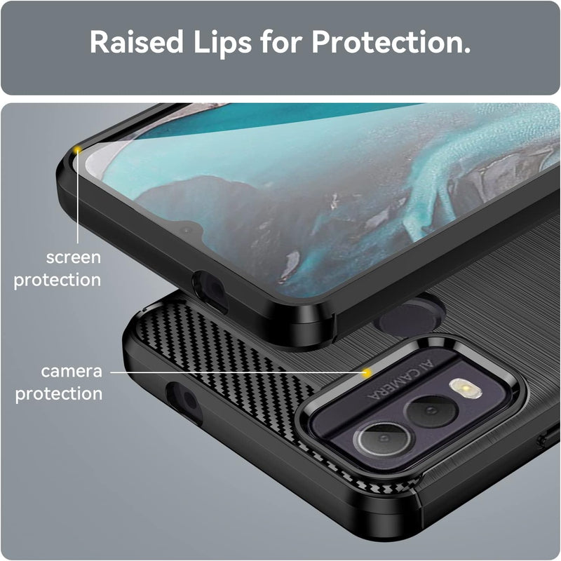 Load image into Gallery viewer, Nokia C22 - Shield Shockproof Rugged Heavy Duty Case With 2PC 9H Tempered Glass Screen Protector
