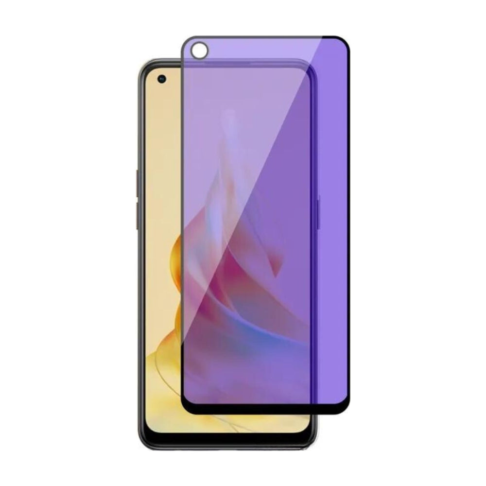 [Full Covered][Eyecare] OPPO Reno8 T 4G (CPH2481) - 9H Hardness Anti-Blue Light Tempered Glass Screen Protector - i-Station Mobile Phone & Electronic Device Repair and Accessories