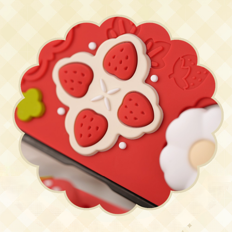 Load image into Gallery viewer, Nintendo Switch /Switch OLED/Switch 2 (2025) - Cute Strawberry Silicone Protective Cover Case
