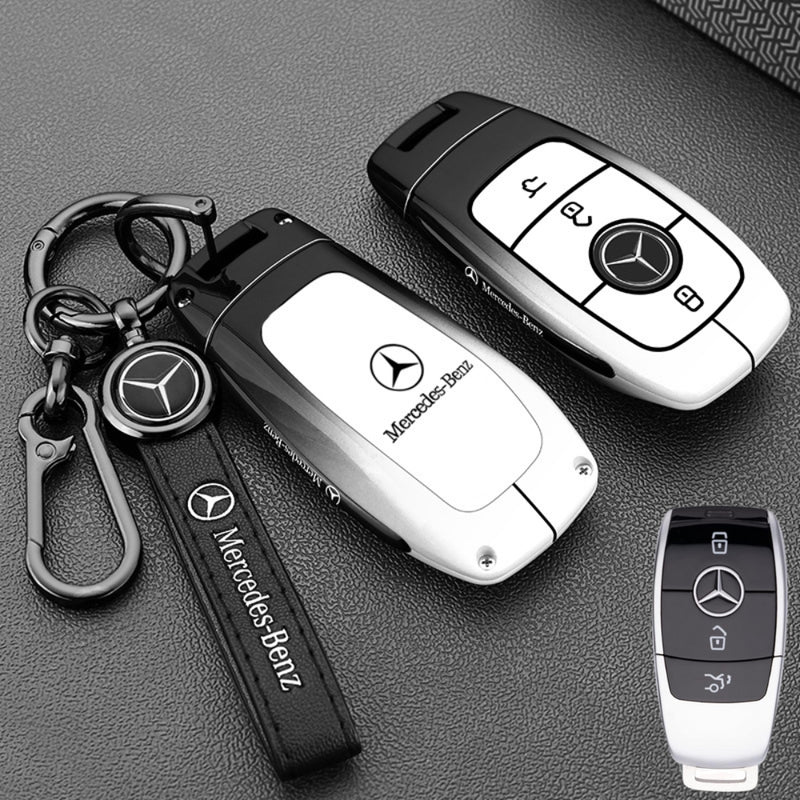 Load image into Gallery viewer, Mercedes Benz Stylish with Cool Shockproof Car Key Protective Case For Benz A, C, E, S, G-Class, GLA, GLB, GLC, GLE, GLS
