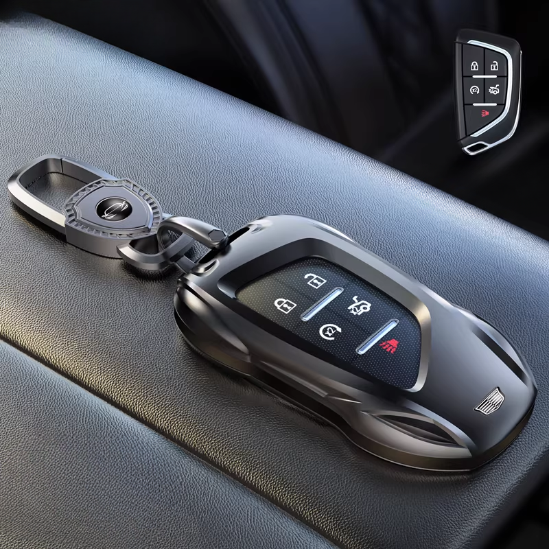 Load image into Gallery viewer, Cadilla Luxury Stylish Metal Car Key Fob Case Cover For XT5, CT5, XT6, CT6, XTS, ATS-L, SRX - i-Station Mobile Phone &amp; Electronic Device Repair and Accessories
