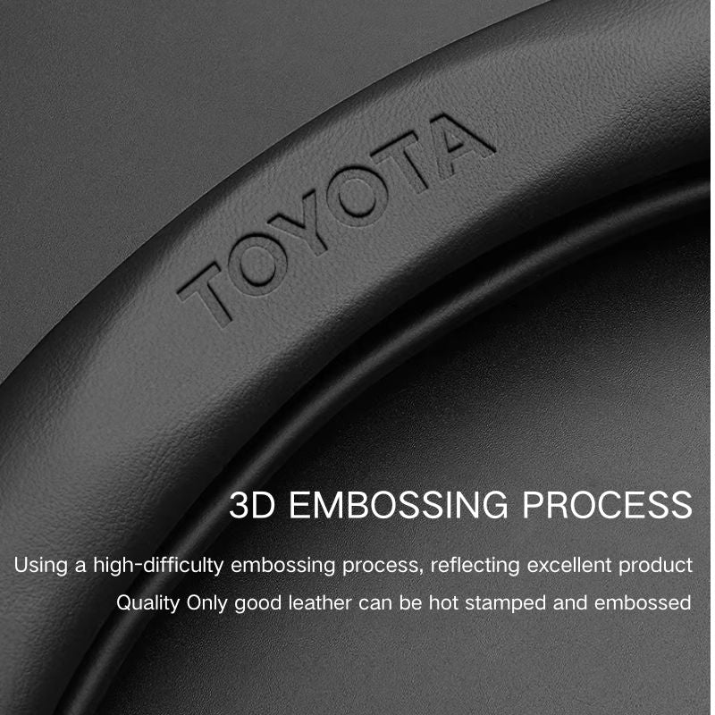 Load image into Gallery viewer, Toyota Carbon Fiber &amp; Nappa Leather Grip Steering Wheel Cover for 9th Gen Camry, RAV4, Corolla, Levin, Venza, Highlander, Avalon - i-Station Mobile Phone &amp; Electronic Device Repair and Accessories

