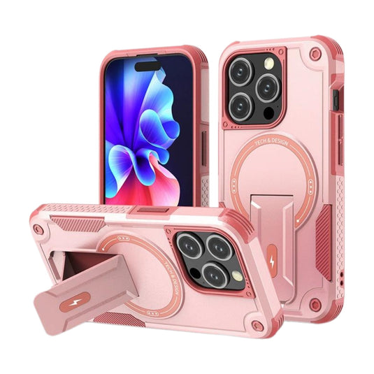 [Invisible Bracket] Apple iPhone 14/Plus/Pro/Max - Magnetic Compatible Case with Hidden Kickstand