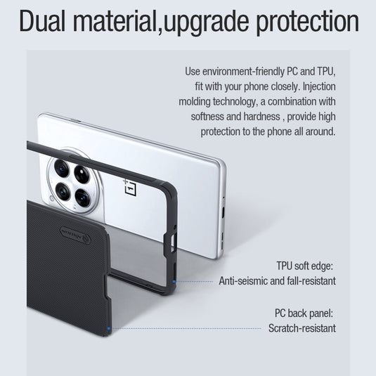 [Magsafe Compatible] OnePlus 12 (PJD110, CPH2573, CPH2581, CPH2583) - Frosted Shield Pro Magnetic Phone Case