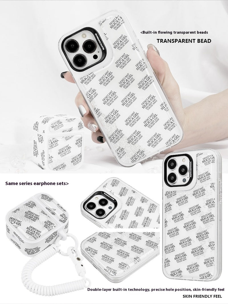 Load image into Gallery viewer, [Built-in Flowing Beads] Apple iPhone 14/Pro/Pro Max Creative Desiccant Design Phone Case Shockproof Fashion Series Case
