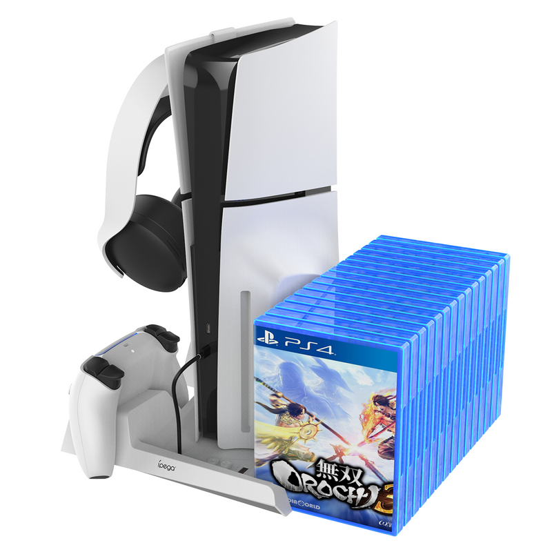 Load image into Gallery viewer, Sony PlayStation PS5 &amp; P5 Slim - All-in-one Multifunctional Dock Charger Station Holder - Polar Tech Australia
