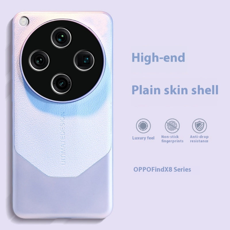 Load image into Gallery viewer, OPPO Find X8 Pro - Matte Leather Full Cover Shockproof Protective Case
