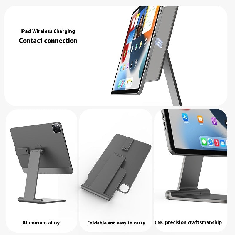 Load image into Gallery viewer, Magnetic 18W Wireless Charging Stand Case POS Stand For Apple iPad Pro Air Mini
