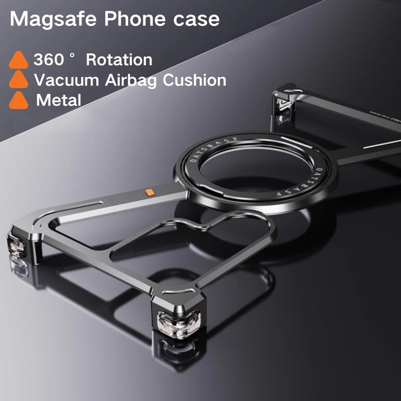 Load image into Gallery viewer, [Z-type metal bracket shell] Samsung Galaxy S24/Plus/Ultra - Magsafe Magnetic Phone Case
