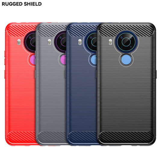 Nokia 5/5.1/5.1 Plus (X5)/Nokia 5.3/Nokia 5.4 - Shield Shockproof Rugged Heavy Duty Case With 2PC 9H Tempered Glass Screen Protector