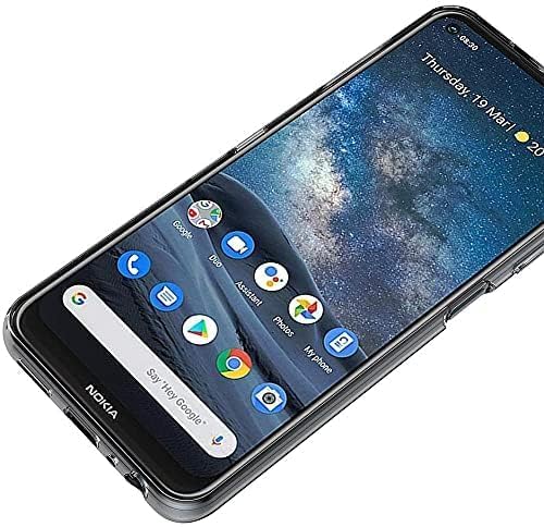 Nokia 8.3 - AirPillow Cushion Transparent Soft Clear TPU Four Corners Protective Case With 2PC 9H Tempered Glass Screen Protector