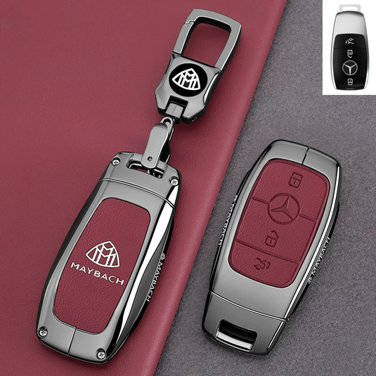 Maybach Premium Leather Protection Car Key Fob Case Cover For GLS480, S480, S580, S680, GLS600 - i-Station Mobile Phone & Electronic Device Repair and Accessories
