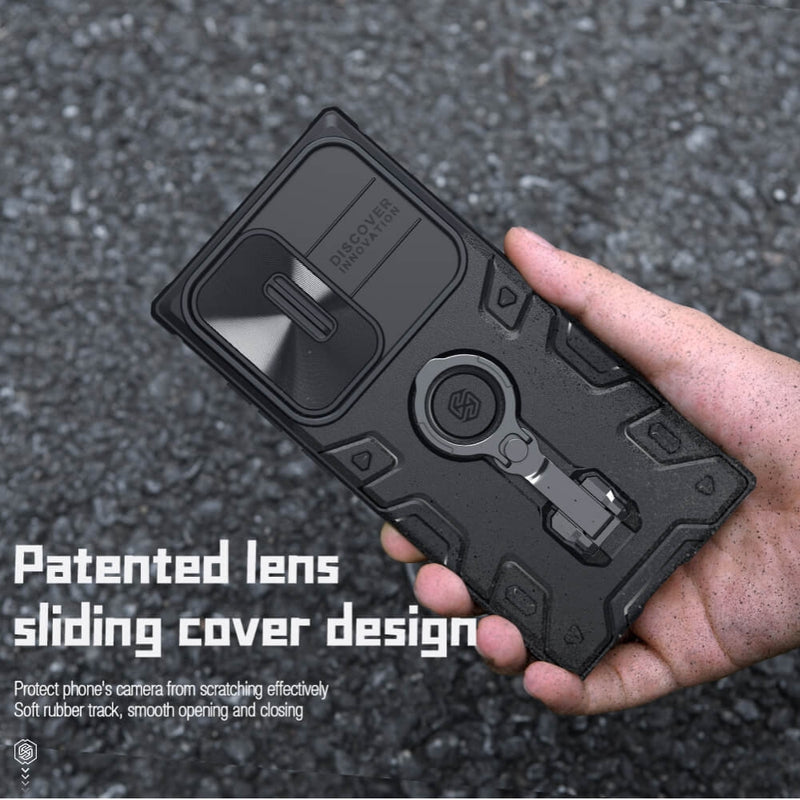 Load image into Gallery viewer, Samsung Galaxy S23 Ultra - Nillkin Shockproof CamShield Armor Protective Case
