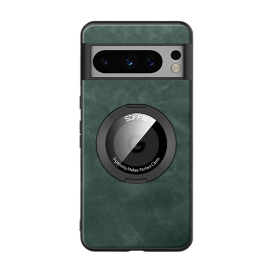 [360° Rotating Bracket] Google Pixel 9/Pro/Pro XL - Silicone + Sheepskin 2 in 1 Magnetic Phone Case