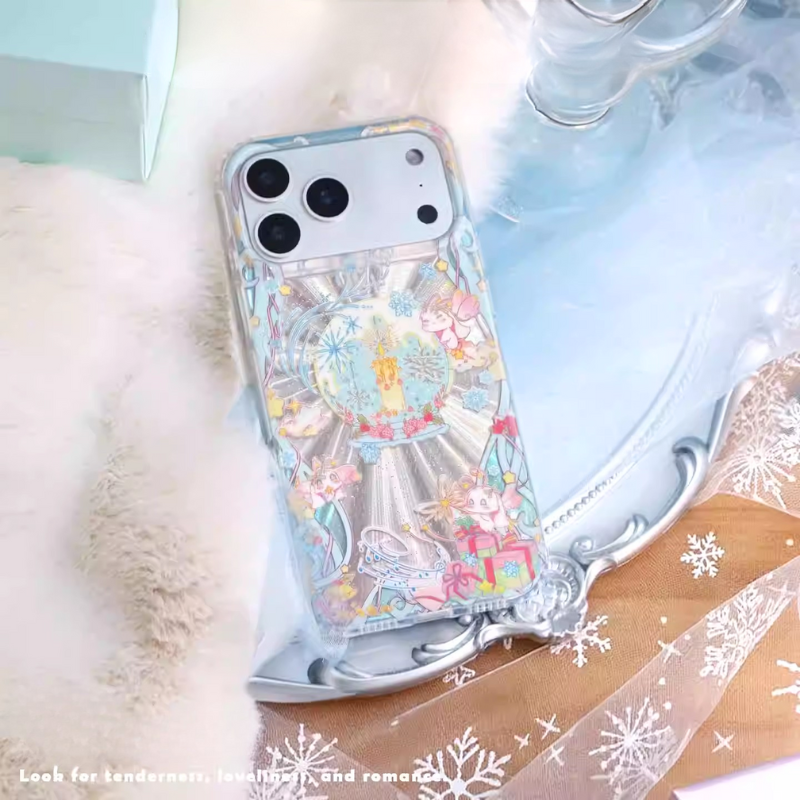 Load image into Gallery viewer, Apple iPhone 17/Pro/Pro Max - Christmas Cartoon Double-Layer Phone Case
