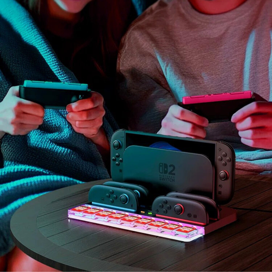 Nintendo Switch 2 (2025) - Multi-Functional Joy-Con Charging Dock with Game Card Storage