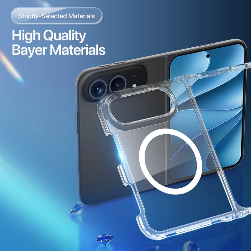 Load image into Gallery viewer, Apple iPhone Duo - Crystal Clear Magnetic Folding Phone Case - Polar Tech Australia
