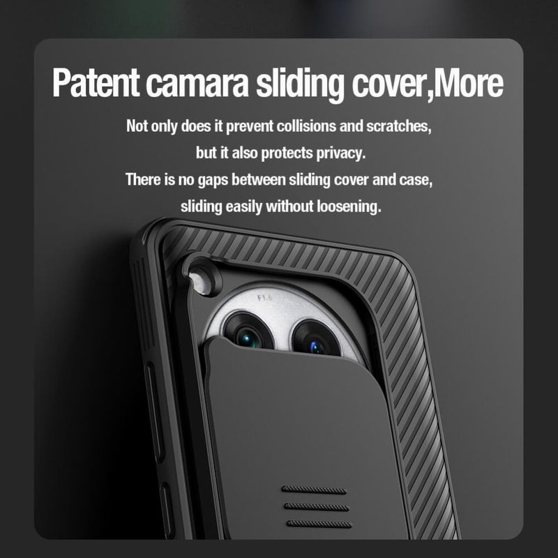 Load image into Gallery viewer, [With Sliding Lens Cover] OnePlus 12 (PJD110, CPH2573, CPH2581, CPH2583) - Super Matte Shockproof Protective Case
