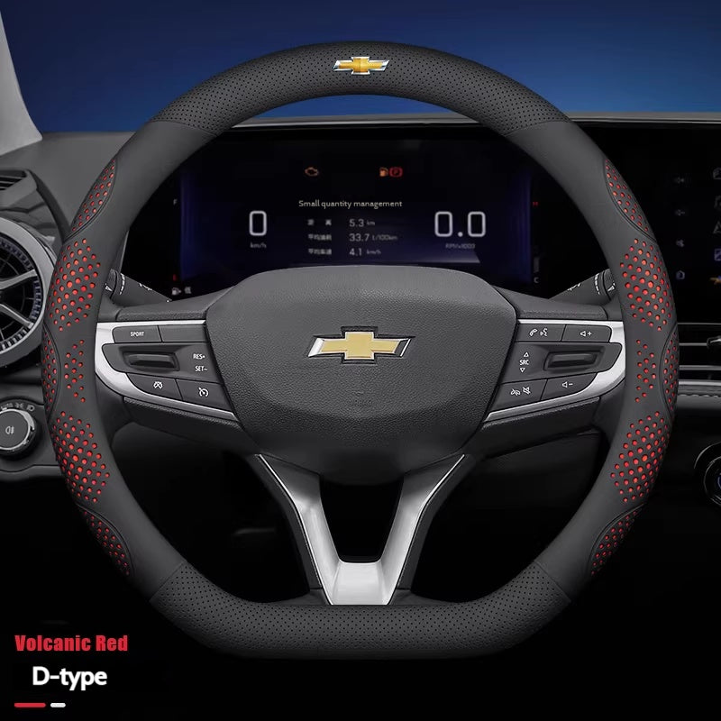 Load image into Gallery viewer, Chevrolet Genuine Leather Steering Wheel Cover For Cruze RS, Malibu RS, Equinox RS - i-Station Mobile Phone &amp; Electronic Device Repair and Accessories
