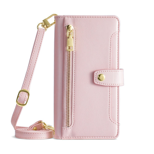 [With Lanyard] Samsung Galaxy A17 (SM-A176) PU Leather Shockproof Wallet Case With Card Slot