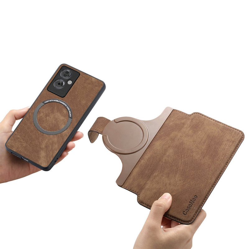 Load image into Gallery viewer, [With Card Slot] Realme 13 Pro / Plus 5G - Multi-functional Leather Wallet Case With Magnetic Flip Cover
