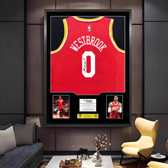 Russell Westbrook Houston Rockets Framed Jersey Display – Facsimile Signature Edition - i-Station Mobile Phone & Electronic Device Repair and Accessories