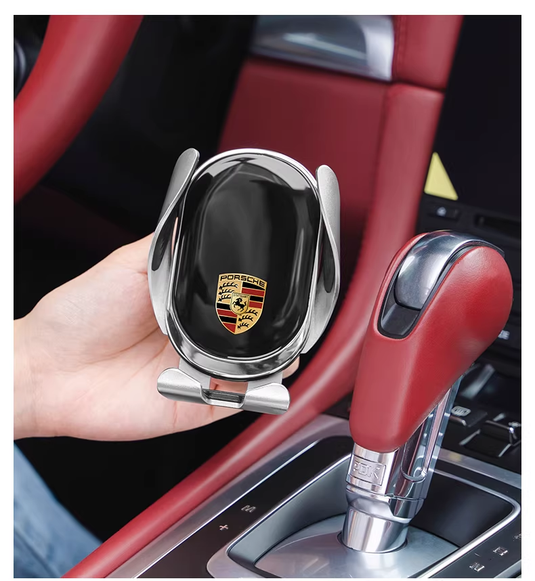 Porsche Car Dedicated Phone Holder – Smart Induction 15W Wireless Fast Charger For Cayen , Panamerane, 718, Macan