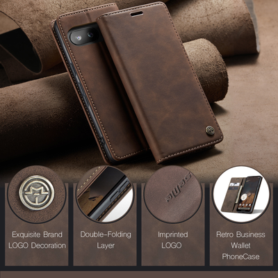 Google Pixel 10a Retro PU Leather Full Protection Flip Cover Case - i-Station Mobile Phone & Electronic Device Repair and Accessories