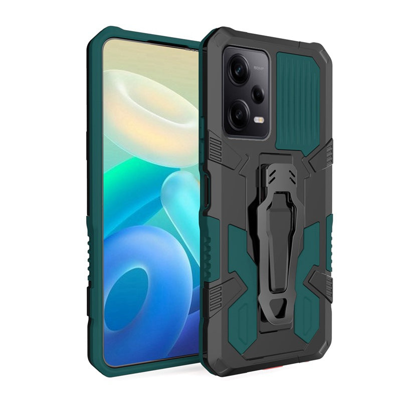 Load image into Gallery viewer, [Built-in Back Bracket] Xiaomi Redmi K40/Pro/Pro+ Mechwarrior Full Coverage Shockproof Stand Series Case
