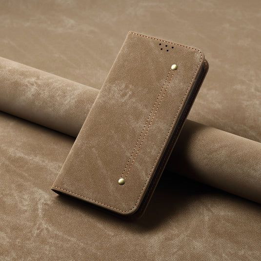 [With Card Slot] Nothing Phone (3a)/Pro - Denim Texture Shockproof Stylish Wallet Series Case - i-Station Mobile Phone & Electronic Device Repair and Accessories
