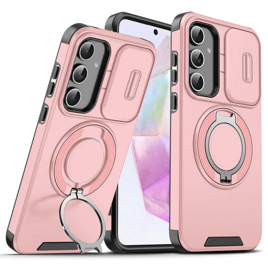 [Built-in Kickstand] Samsung Galaxy A17 (SM-A176) - Rugged Shockproof Heavy Duty Series Case