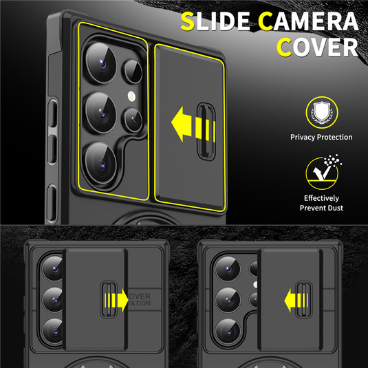 [Built-in Kickstand] Samsung Galaxy S25 FE (SM-S731) - Rugged Shockproof Heavy Duty Series Case