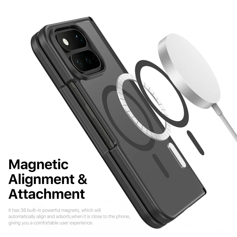 Load image into Gallery viewer, Google Pixel 11 Pro Fold - Skin Friendly MatteTransparent Magnetic Phone Case
