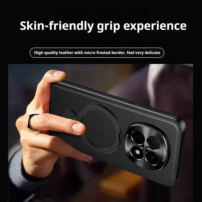 Load image into Gallery viewer, [Built-in Stand] OPPO A5 Pro 5G - 360° Rotatable Stand Luxury Leather Protection Case
