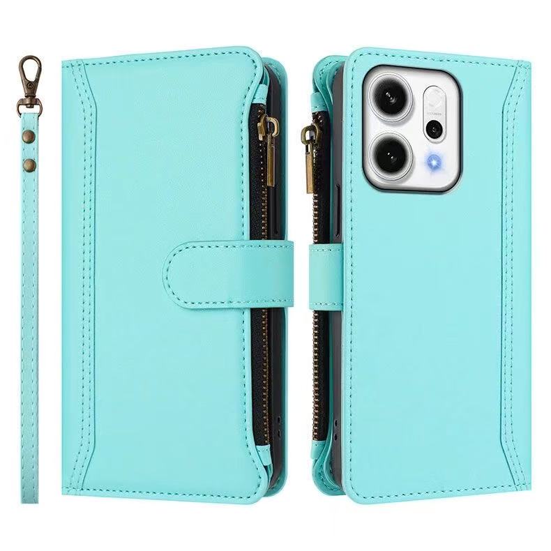 Load image into Gallery viewer, [With Card Slot] OPPO Reno14 &amp; Pro - Multifunctional Flip Phone Case With Magnetic Closure &amp; Wrist Strap
