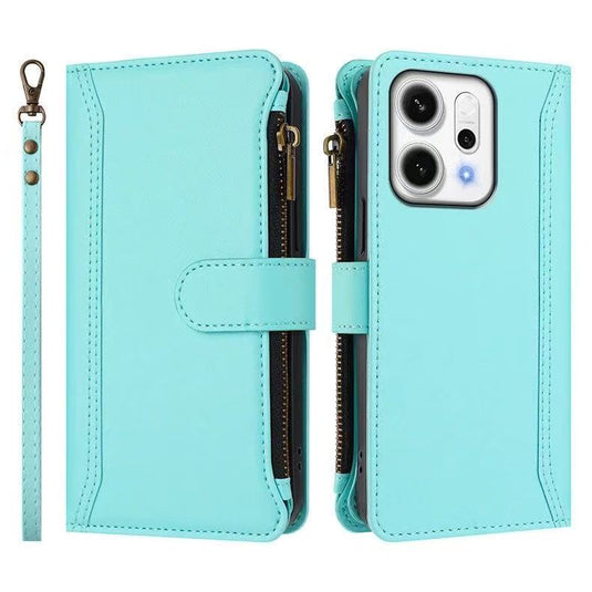 [With Card Slot] OPPO Reno14 & Pro - Multifunctional Flip Phone Case With Magnetic Closure & Wrist Strap
