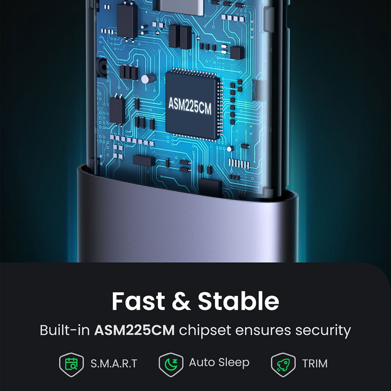 Load image into Gallery viewer, UGREEN CM400 USB-C to M.2 NGFF 5G Enclosure A TO C Cable 50cm
