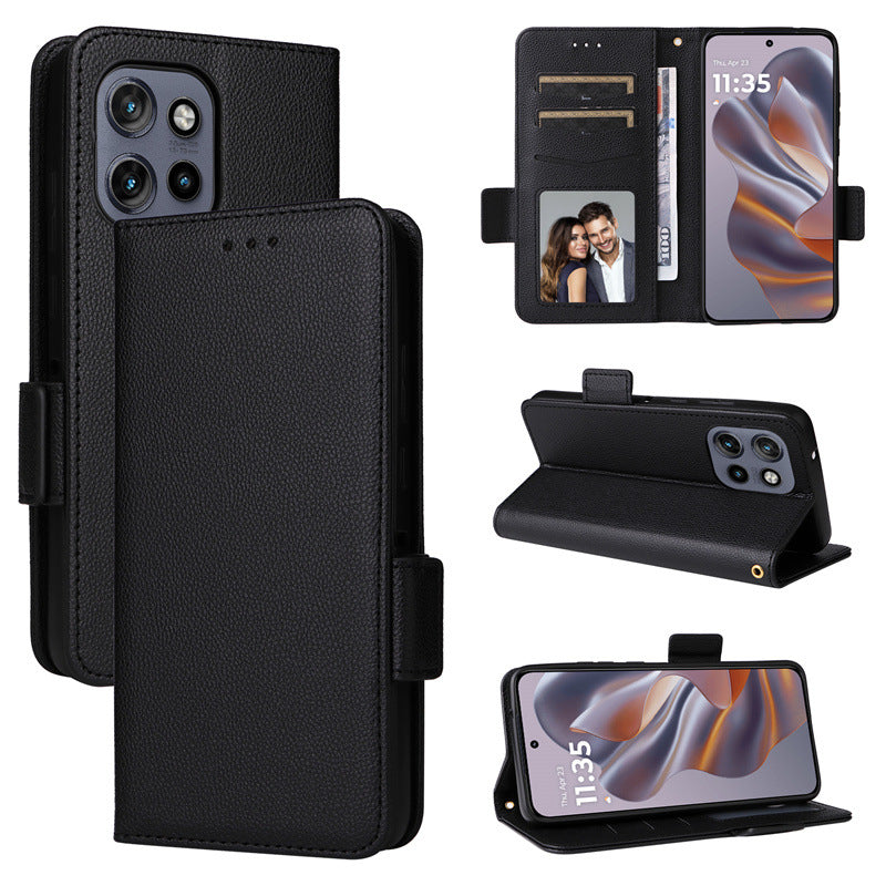 Load image into Gallery viewer, [Built-in Card Slot] Motorola Moto Edge 50 Neo Leather Flip Shockproof Essentials Series Case
