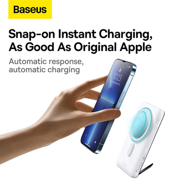 Baseus Magnetic Bracket Wireless Fast Charge Power Bank 10000mAh 20W - i-Station Mobile Phone & Electronic Device Repair and Accessories